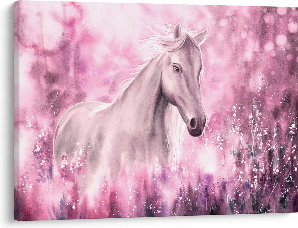 Obraz - Malowany koń (70x50 cm)