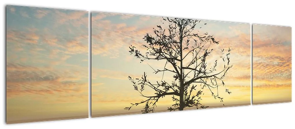 Obraz - Drzewo na pustyni (170x50 cm)