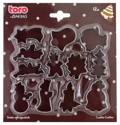 Toro 12-częściowy zestaw foremek do ciasteczek