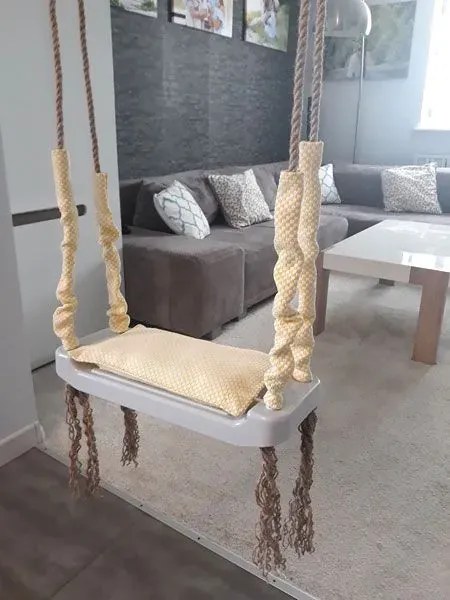 Żółta huśtawka dla dziecka M3-W59