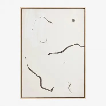 Obraz Dekoracyjny 50x70 Cm Drukowany Na Płótnie Carsen Kremowa - Sklum