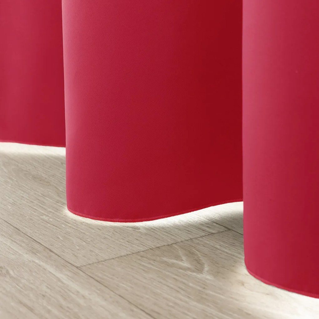 Zasłona zaciemniająca na taśmie marszczącej różowy 140x280 cm 1szt.