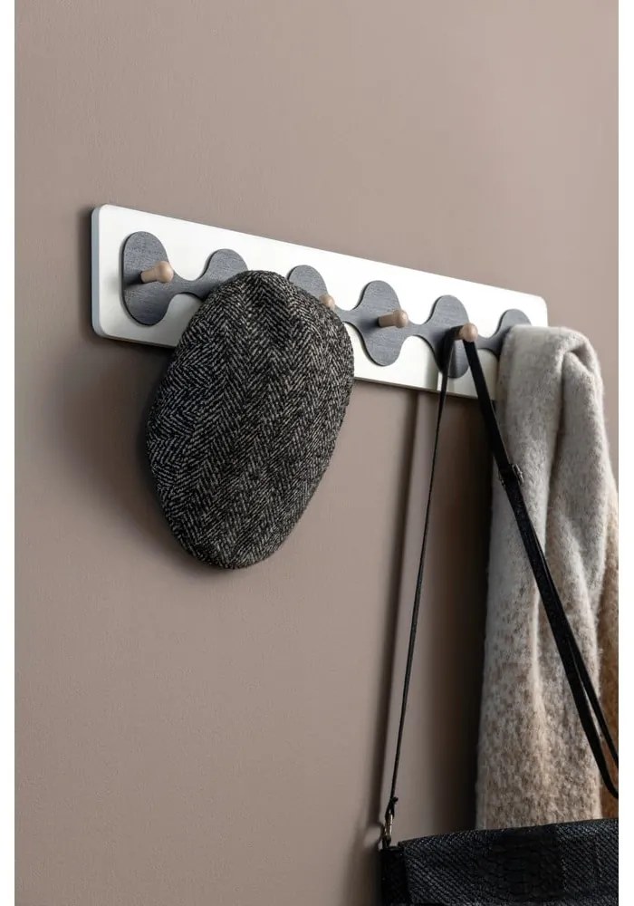Biały wieszak ścienny 60 cm Rizar – PT LIVING