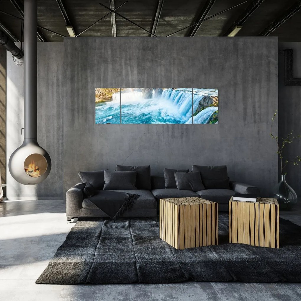 Obraz - Wodospady (170x50 cm)