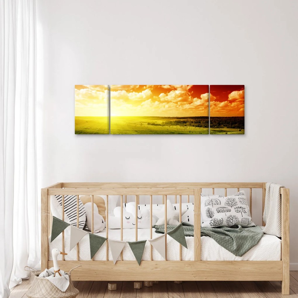Obraz letniej łąki (170x50 cm)