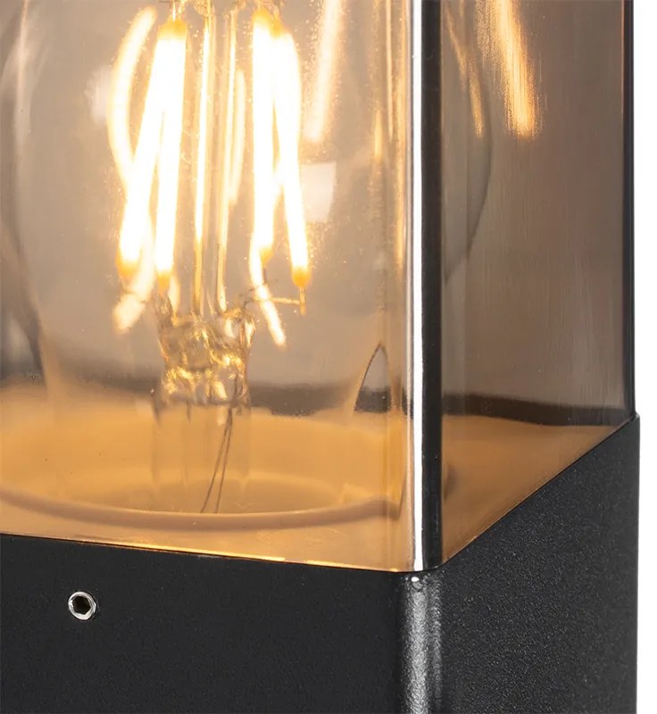Zewnetrzna Lampa ścienna zewnętrzna czarna IP44 z czujnikiem zmierzchu do świtu - Denmark Nowoczesny Oswietlenie zewnetrzne