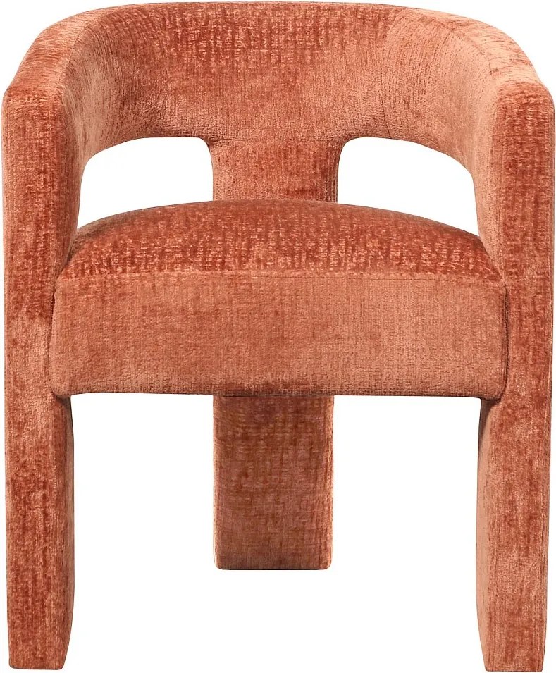 Krzesło 62x75x58 cm Brązowe Leith LET71BS