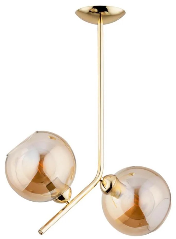 Lampa sufitowa LALEN 2xE27/60W/230V beżowa