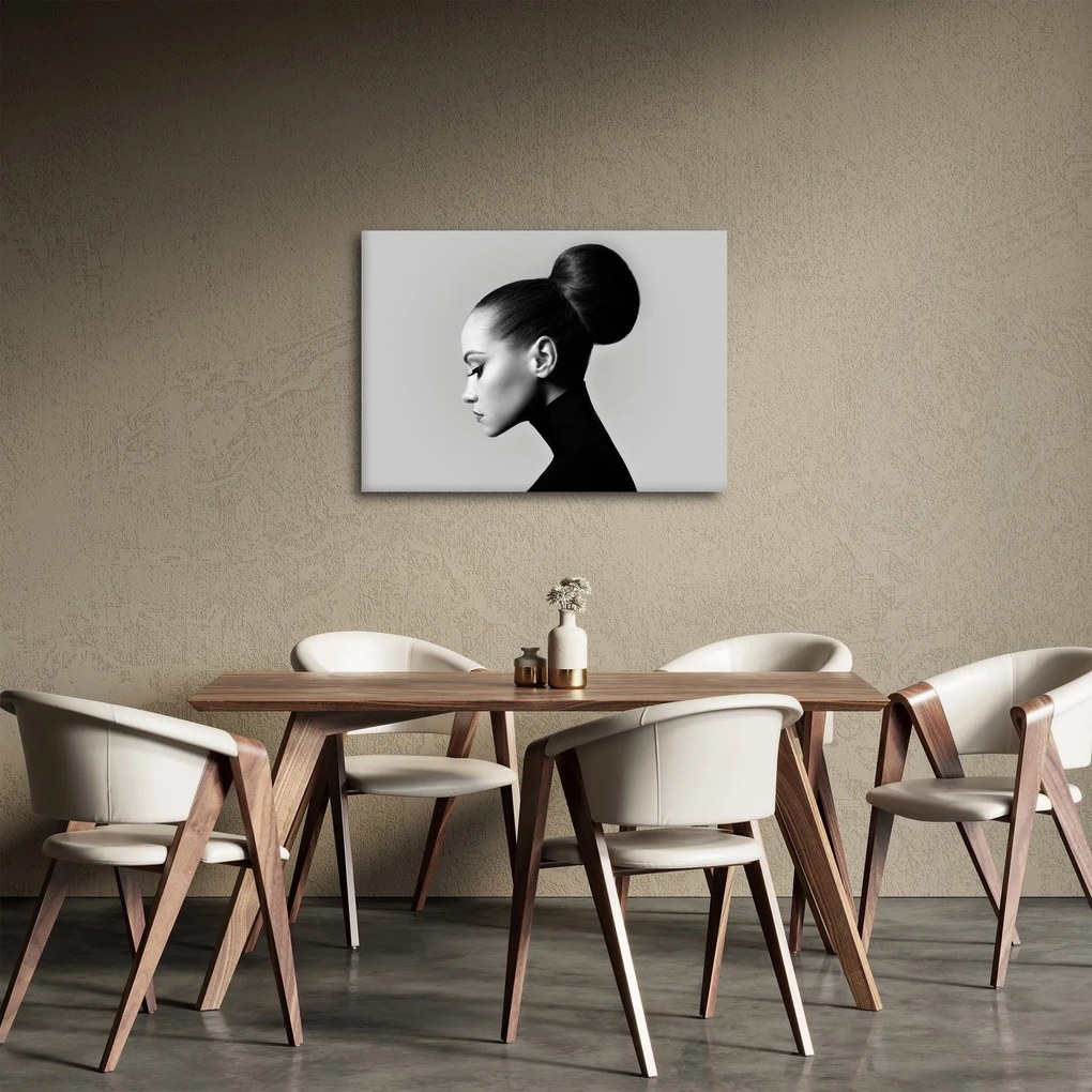 Obraz - Profil pięknej kobiety (70x50 cm)