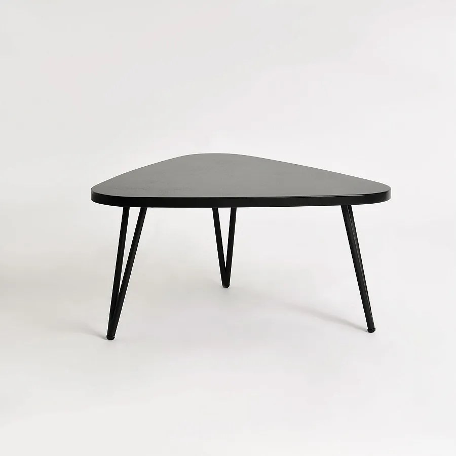 Stolik kawowy 68x35x73 cm czarny adesso adesl06-h35