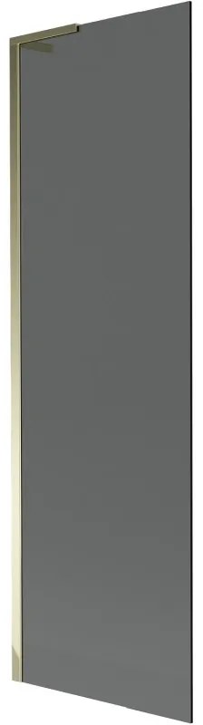 Mexen Next L parawan nawannowy 1-skrzydłowy 60 x 150 cm, grafit, złoty - 895-060-000-03-40-50
