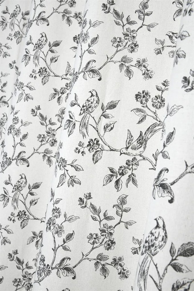 Zasłona okienna z efektem lnu, CLARINE, 140 x 260 cm