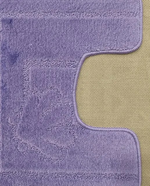 Komplet fioletowych dywaników łazienkowych G3-C53