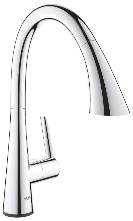 GROHE 30219002 - Elektroniczna bateria zlewozmywakowa ZEDRA TOUCH błyszczący chrom