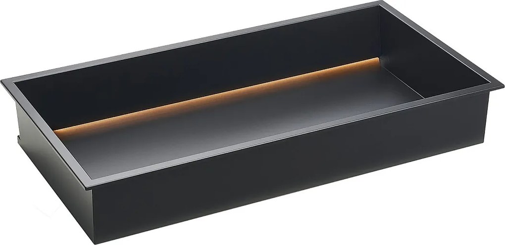 Nisza do Prysznica SucceBuy, 33 x 63,5 x 10,2 cm, Wbudowana Nisza Ścienna z Paskiem LED, Odporny Organizer z Stali Nierdzewnej, Przechowywanie Shamponu