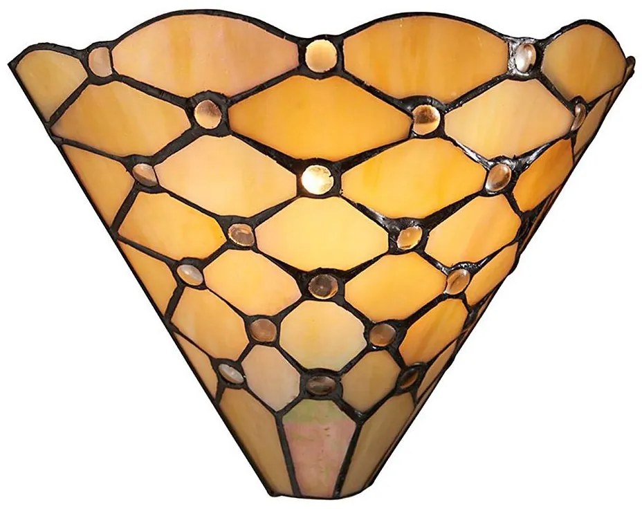 Endon 64302 - Kinkiet Tiffany PEARL 1xE14/40W/230V