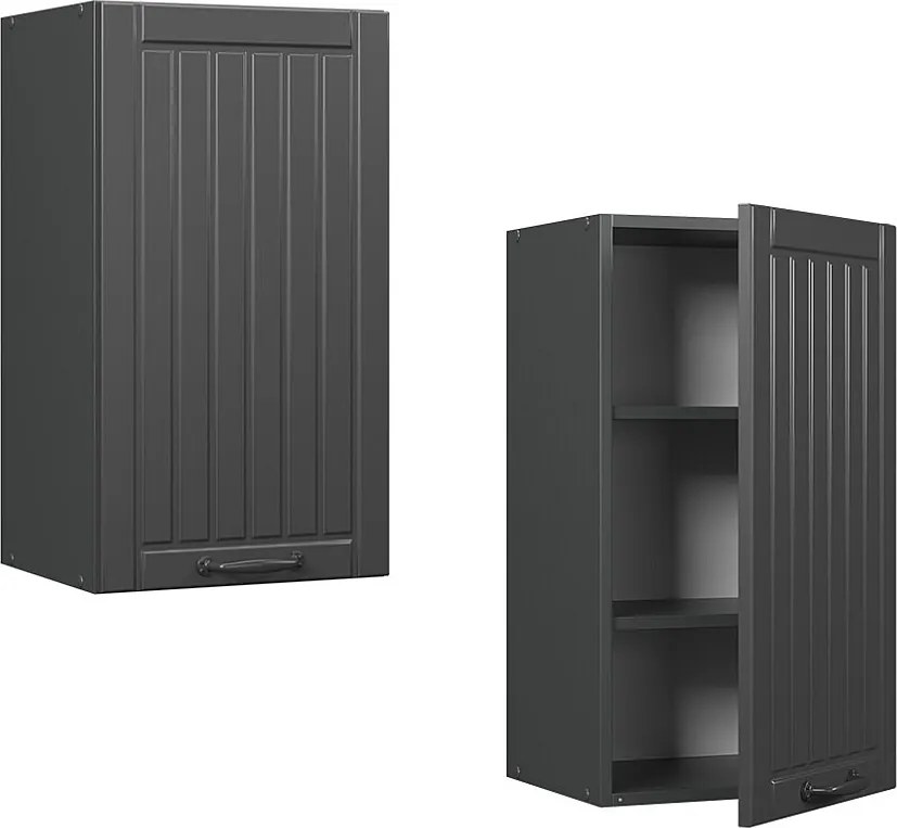 Szafka ścienna ciemnoszary 40x34.1x72 fame-line