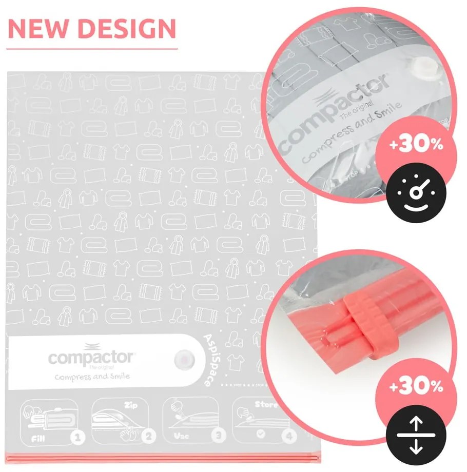 Worki próżniowe zestaw 5 szt. Vacuum L – Compactor