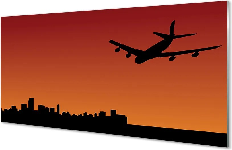 Panel nad Blat Kuchenny Samolot na tle Nieba