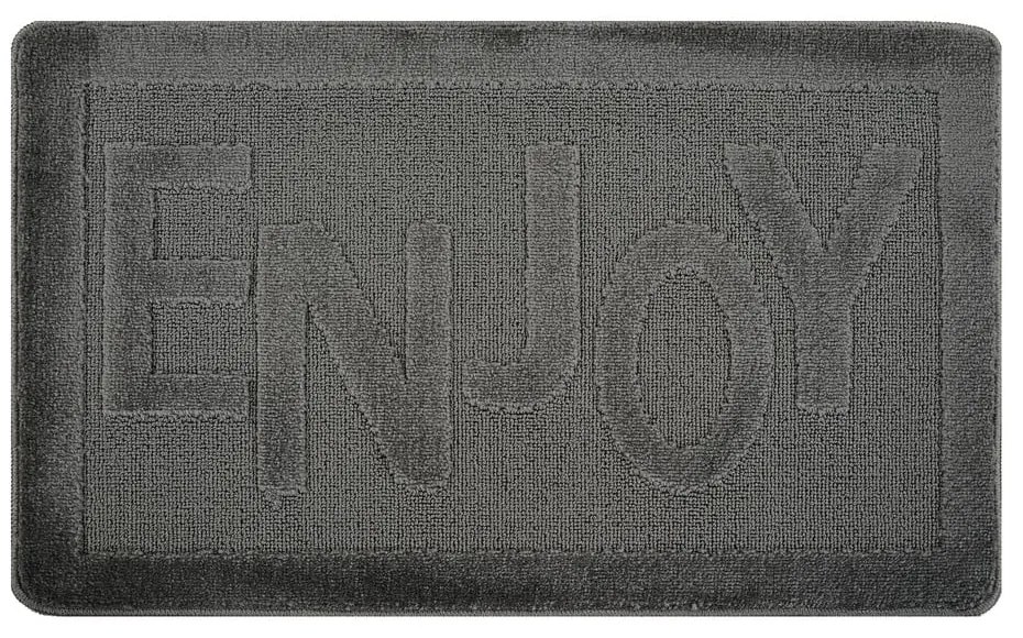 Antracytowy dywanik łazienkowy 60x100 cm Enjoy – Foutastic