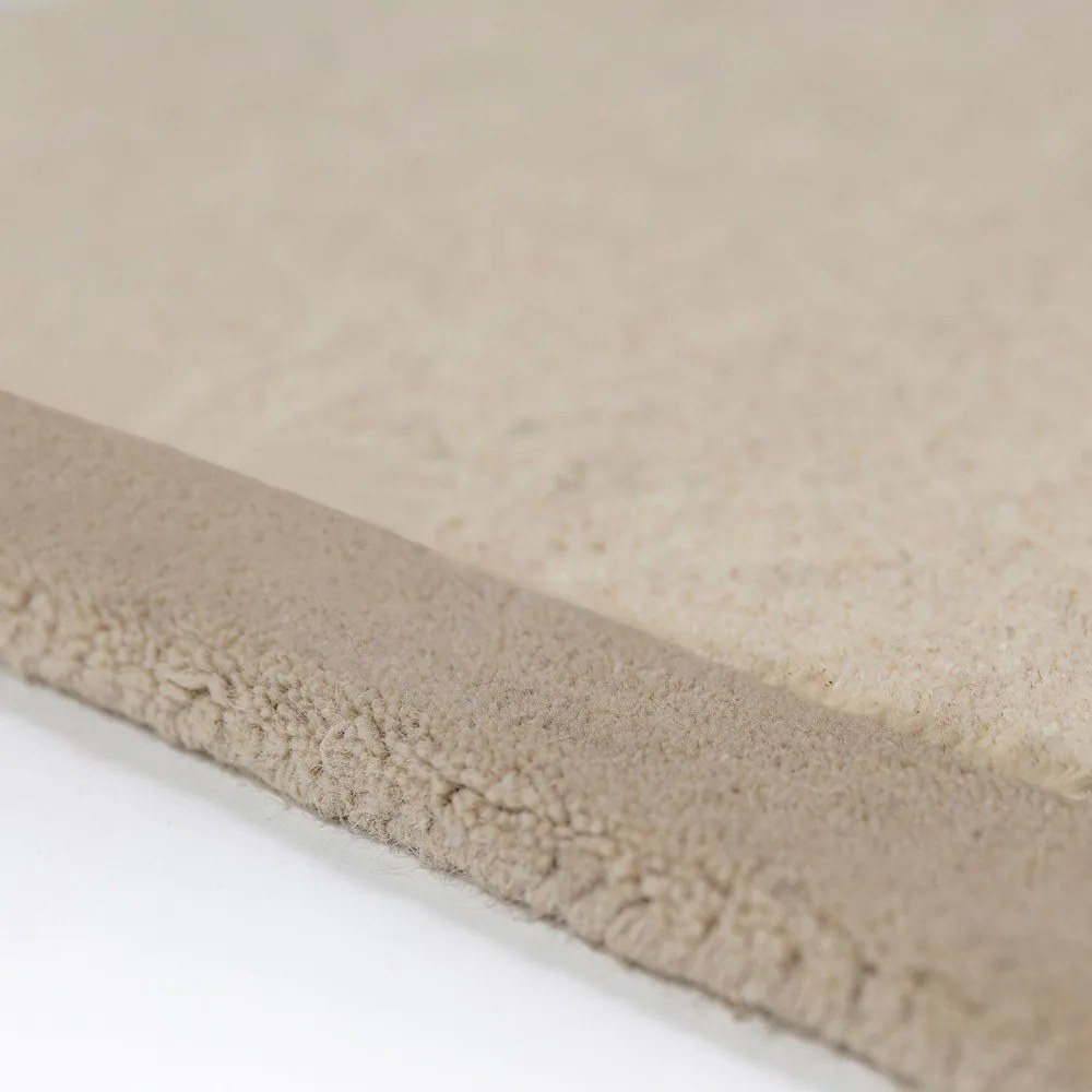 Wełniany dywan tkany ręcznie w naturalnym kolorze 150x240 cm Lozenge – Flair Rugs