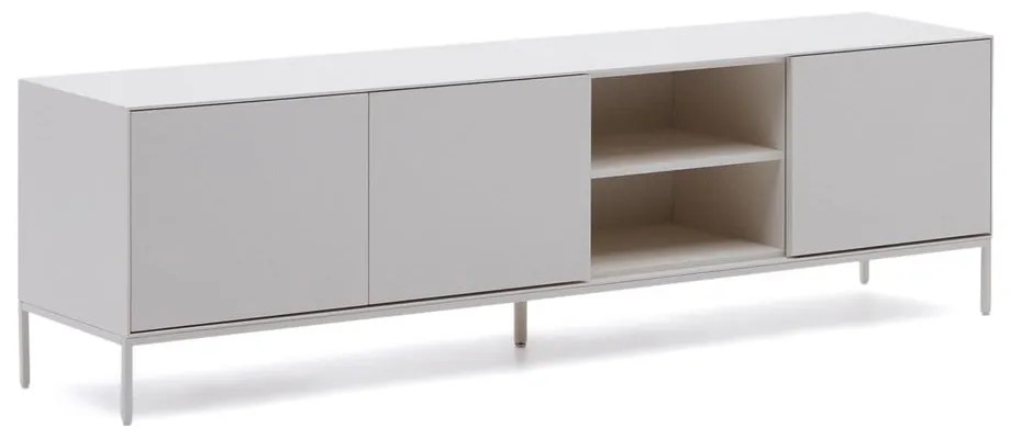 Biała szafka pod TV 195x55 cm Vedrana – Kave Home