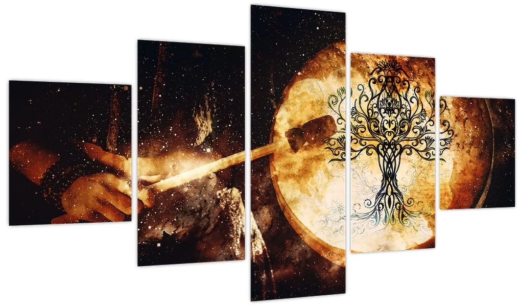 Obraz - Tajemnicze drzewo życia (125x70 cm)