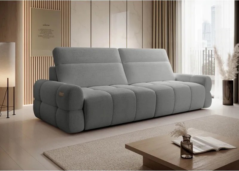 Sofa MATEO z funkcją RELAX i elektryczną regulacji siedziska tkanina PERFECT HARMONY 85 WERSAL