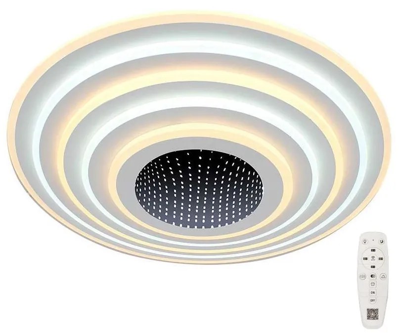 LED Plafon ściemnialny LED/125W/230V 3000-6500K + pilot