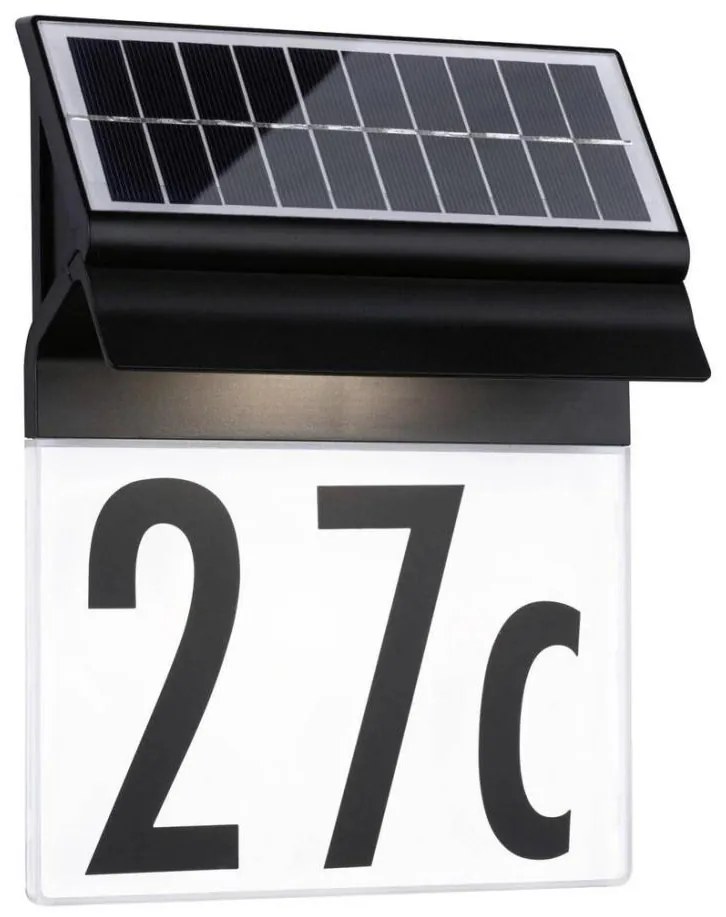 Paulmann 94694 - LED/0,2W IP44 Solar house number NEDA 3,7V