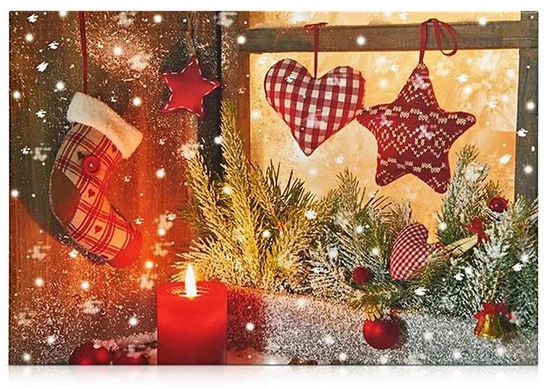Markslöjd 704359 - LED Podświetlony obraz dekoracyjny CANVAS LED/0,18W/2xAA