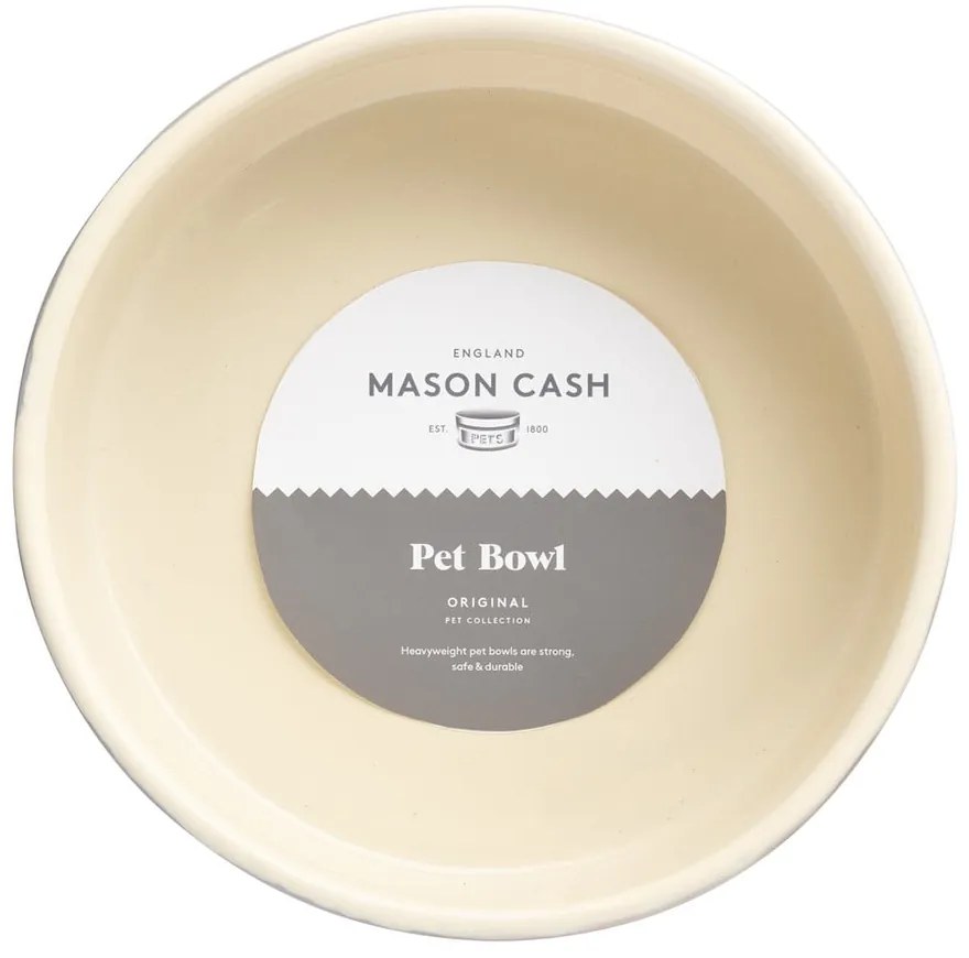 Szaro-biała miska dla psa Mason Cash, ø 20 cm