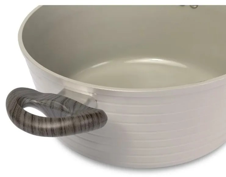 Lamart LT1267 rondelka z pokrywką Stripe, średnica20 cm