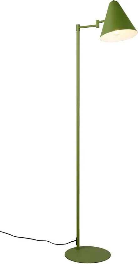 Zielona lampa stojąca z elastyczną konstrukcją (wysokość 126,5 cm) Cosima – Trio