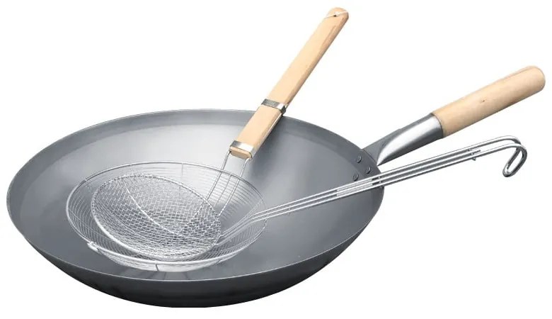 Wok na grilla z akcesoriami – Remundi