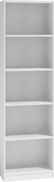 Regał Onyx R40 | Biały | 40x30x182 cm | Regał na książki, segregatory