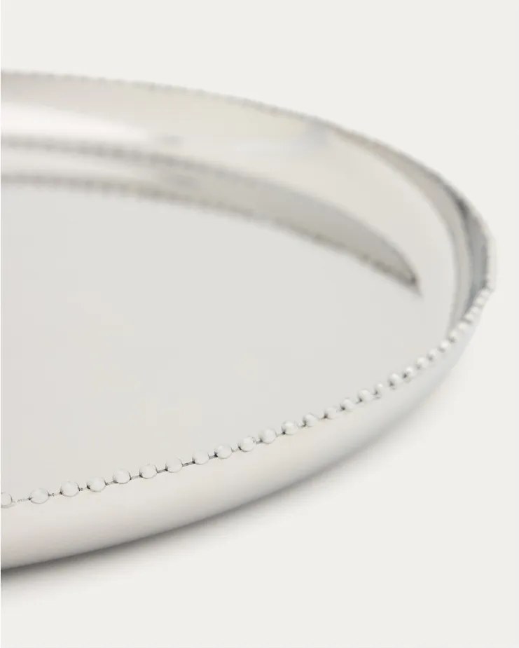 Taca do serwowania ze stali nierdzewnej ø 35,5 cm Nirela – Kave Home