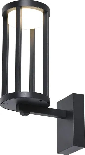 Czarny nowoczesny kinkiet zewnętrzny LED S9-N95