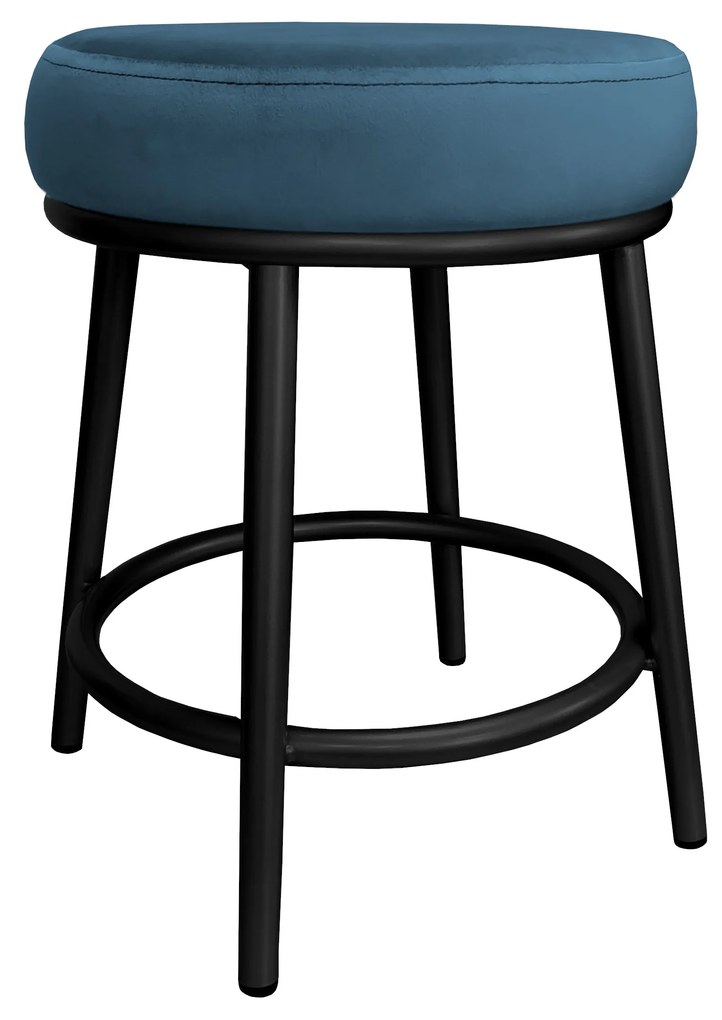 Taboret Ben noga metalowa czarna MG33