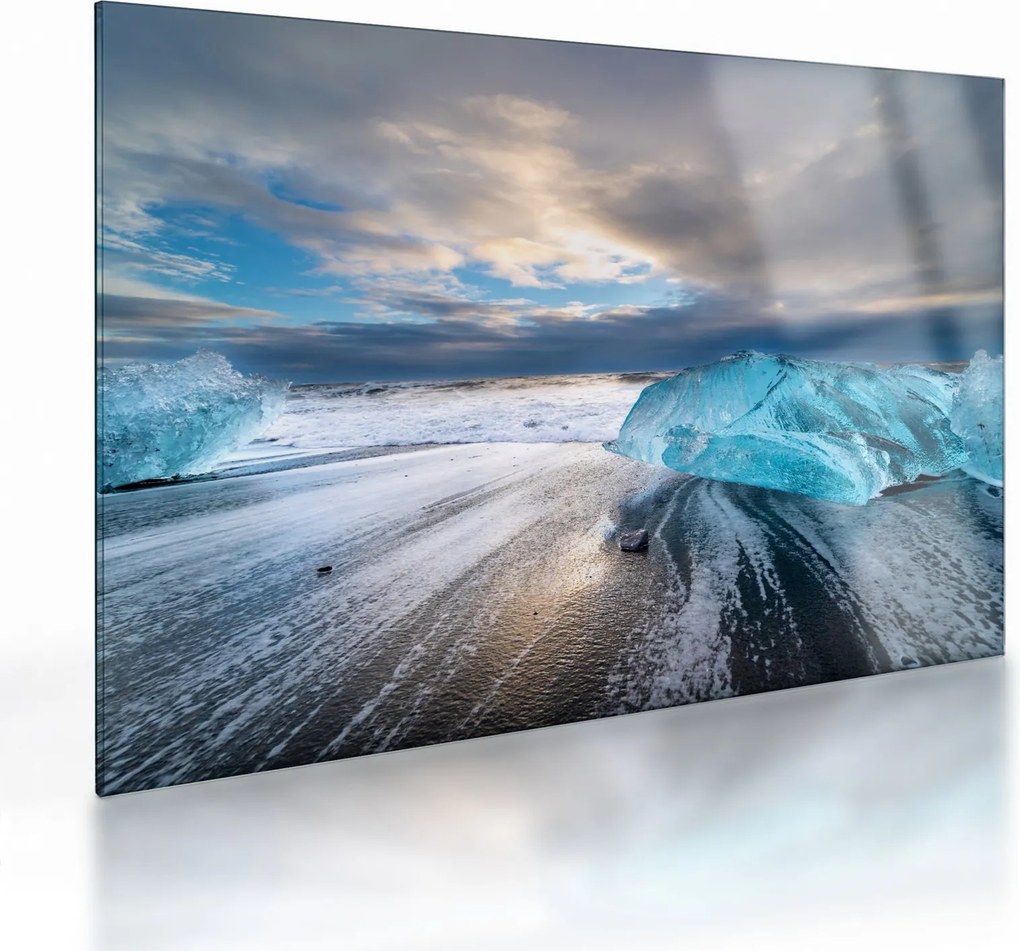 Obraz na szkle - Diamond Beach (70x50 cm)