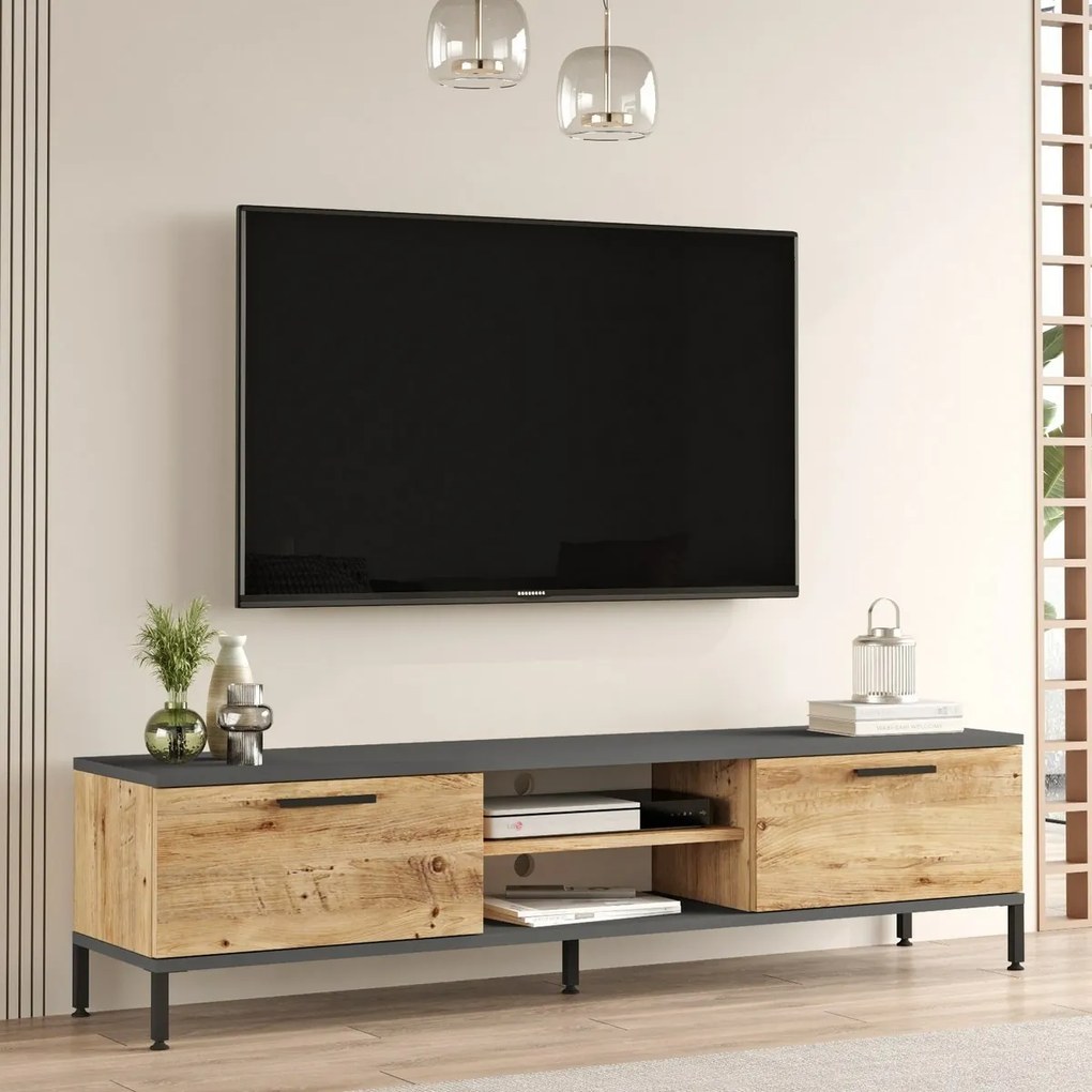 Stolik pod telewizor Rio Atlantic Pine andAnthracite