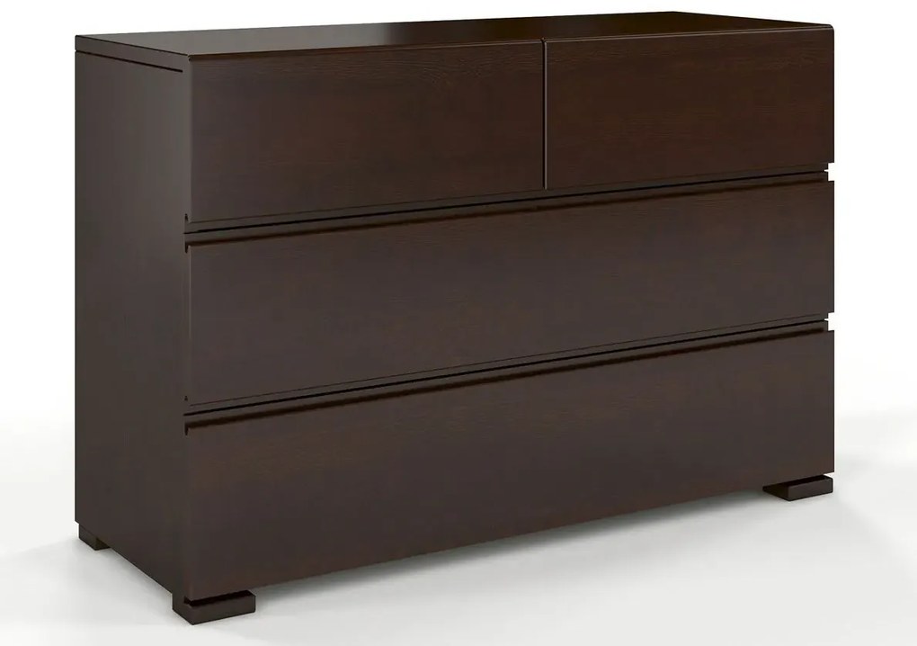 Komoda drewniana z szufladami Narcyx 3S - Palisander