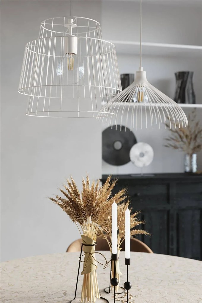 Lampa wisząca UMB biała SOLLUX  LIGHTING