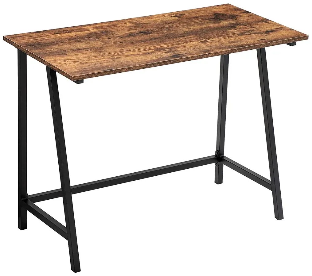 Rustykalne biurko komputerowe metalowe - Lasai