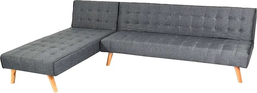 Sofa narożna MCW-K38,  ciemnoszary