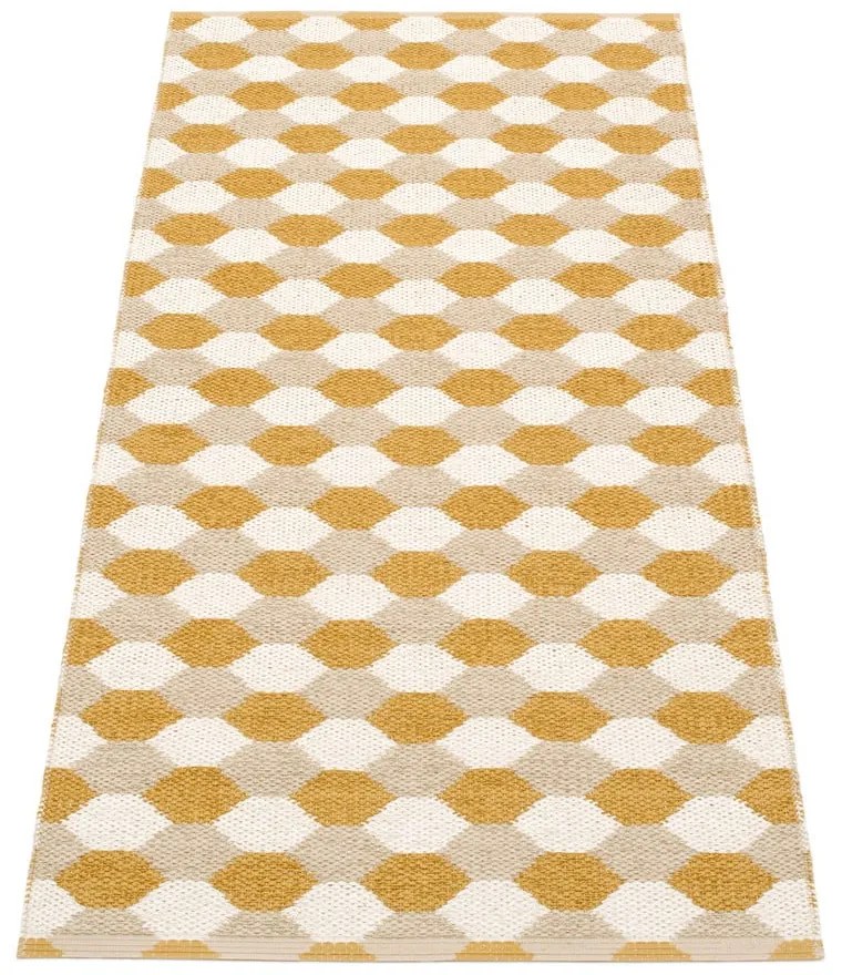 Chodnik odpowiedni na zewnątrz w kolorze ochry 70x160 cm Dana Ochre – Pappelina