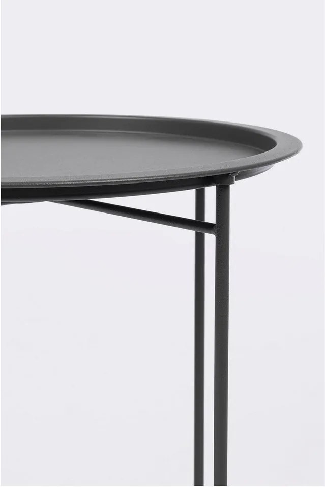 Stalowy okrągły stolik ogrodowy ø 46 cm Austin – Bizzotto