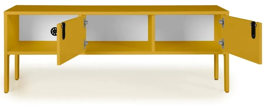 Żółta komoda pod TV Tenzo Uno, szer. 137 cm