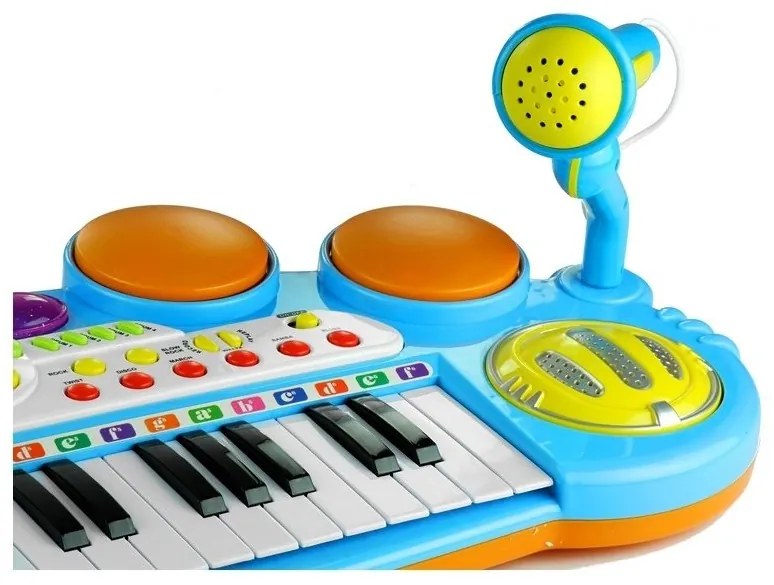 Organy pianinko keyboard perkusja stołek