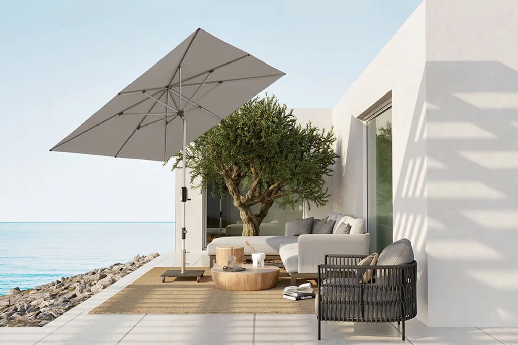 Knirps APOLL parasol ogrodowy 240 x 240 cm czarny